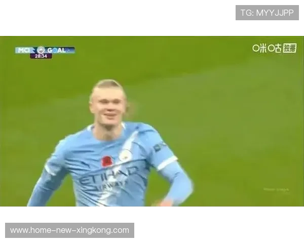 哈兰德门前小角度劲射产生巨大威胁